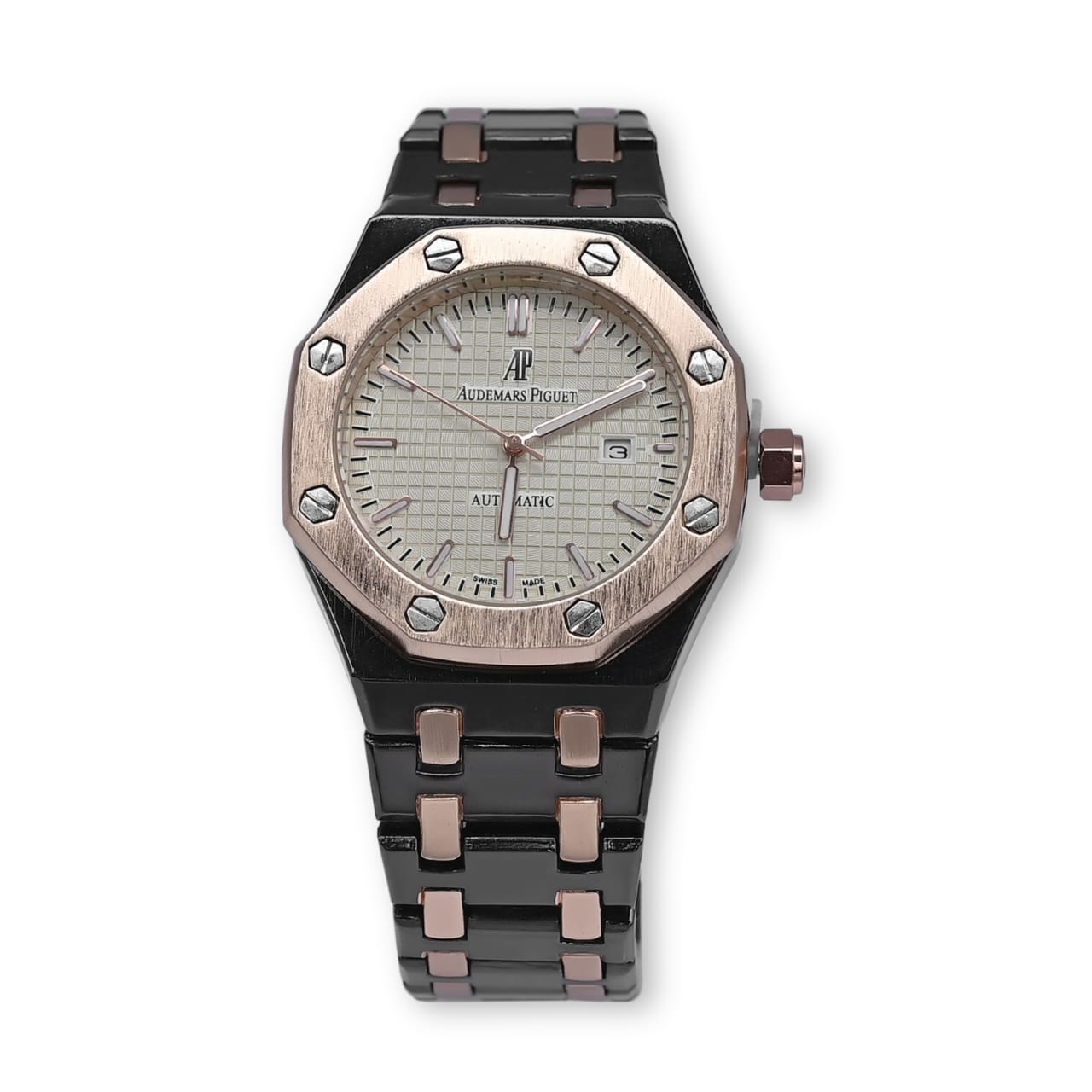 : Black Audemars Piguet Watch